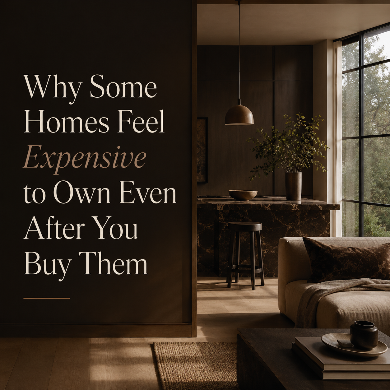 Why Some Homes Feel Expensive to Own Even After You Buy Them