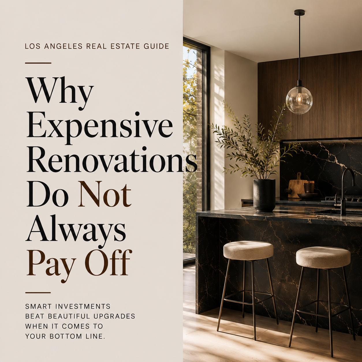 Why Expensive Renovations Do Not Always Pay Off