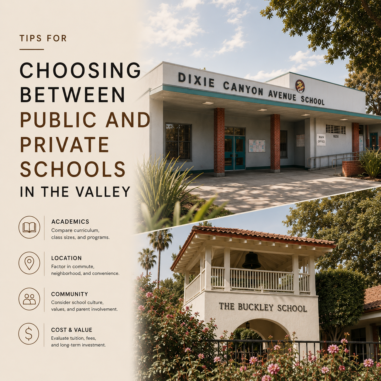 Tips for Choosing Between Public and Private Schools in the Valley