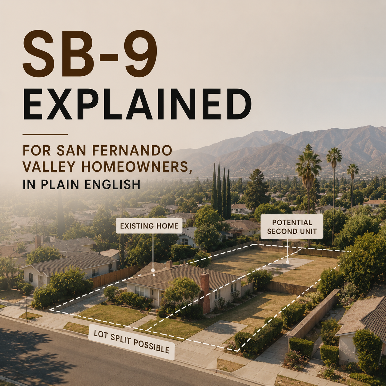 SB-9 Explained for San Fernando Valley Homeowners, In Plain English