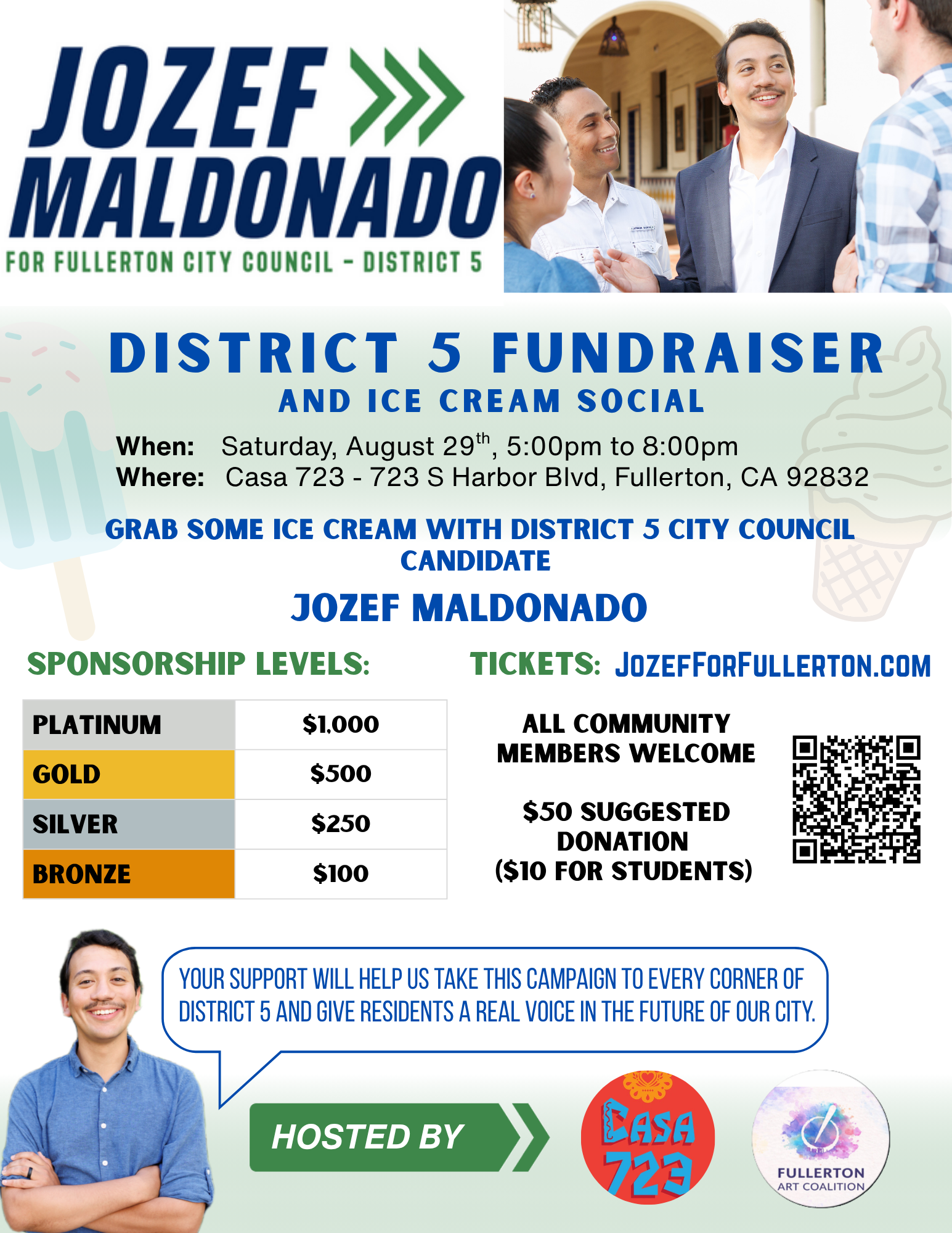 Ice Cream Social &amp; Fundraiser 