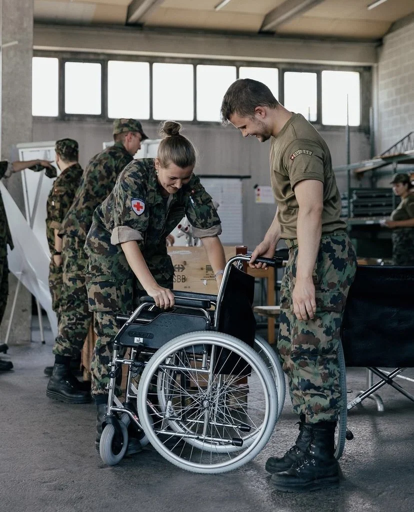 Rotkreuzdienst - Militär