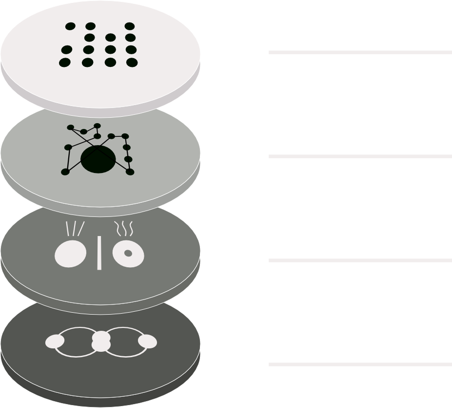 Four Lenses infographic: strategic intent, operational reality, identity and signal, and regenerative fit.