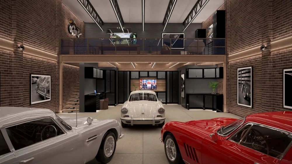 Elite Garages Scottsdale garage suite rendering