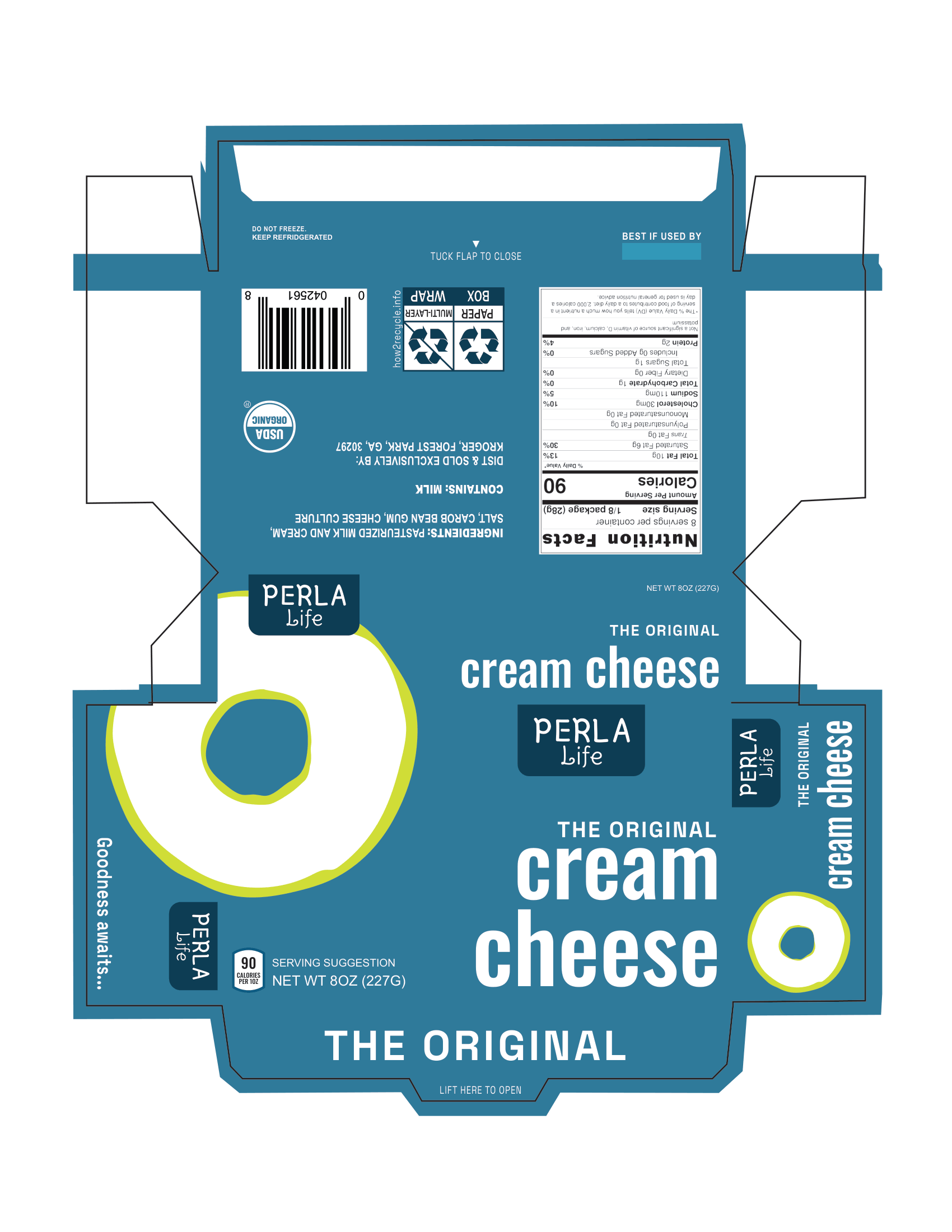 Cream cheese box