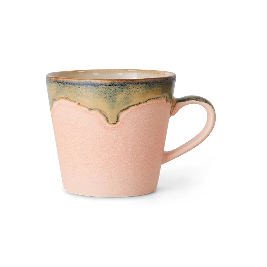 Cappuccino Mug: 70s Ceramics - HK Living