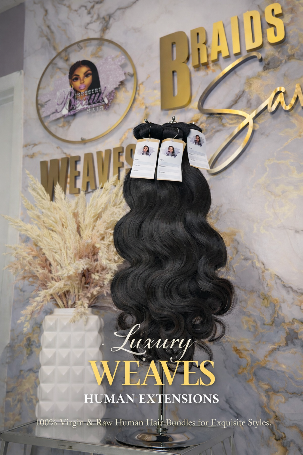 100% Human Hair Bundles