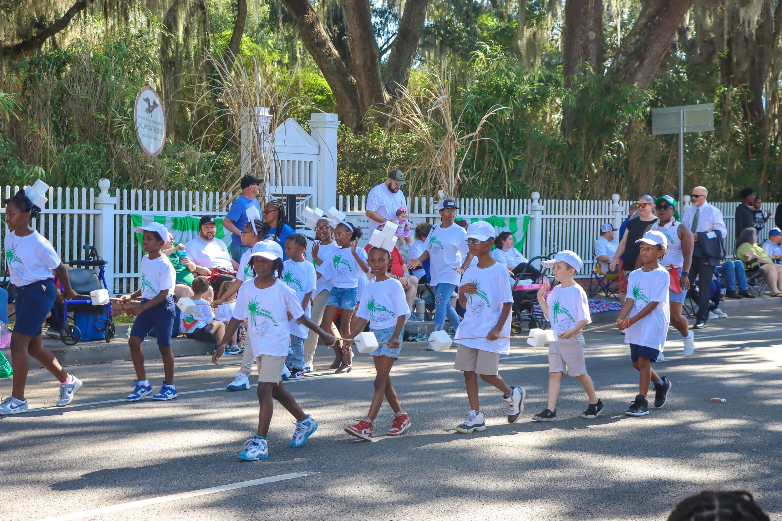 Louisiana Sugar Cane Festival Saturday's Childrens Parade in New Iberia, LA.