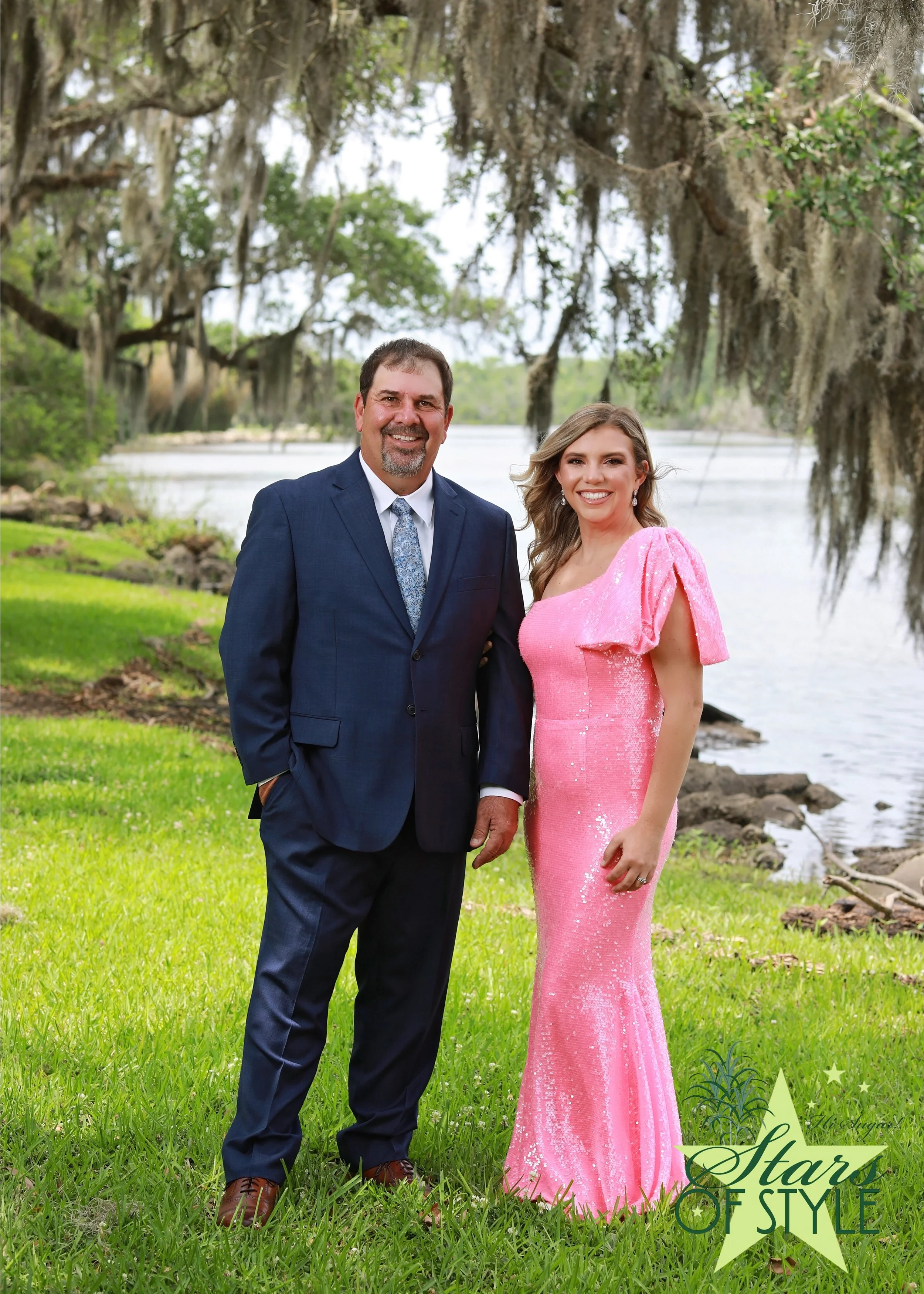 Louisiana Sugar Cane Festival Premier Fundraiser, Stars of Style 2025 Top of the Crop Duo Winners, Jamie Segura and Shelby Duplantis.