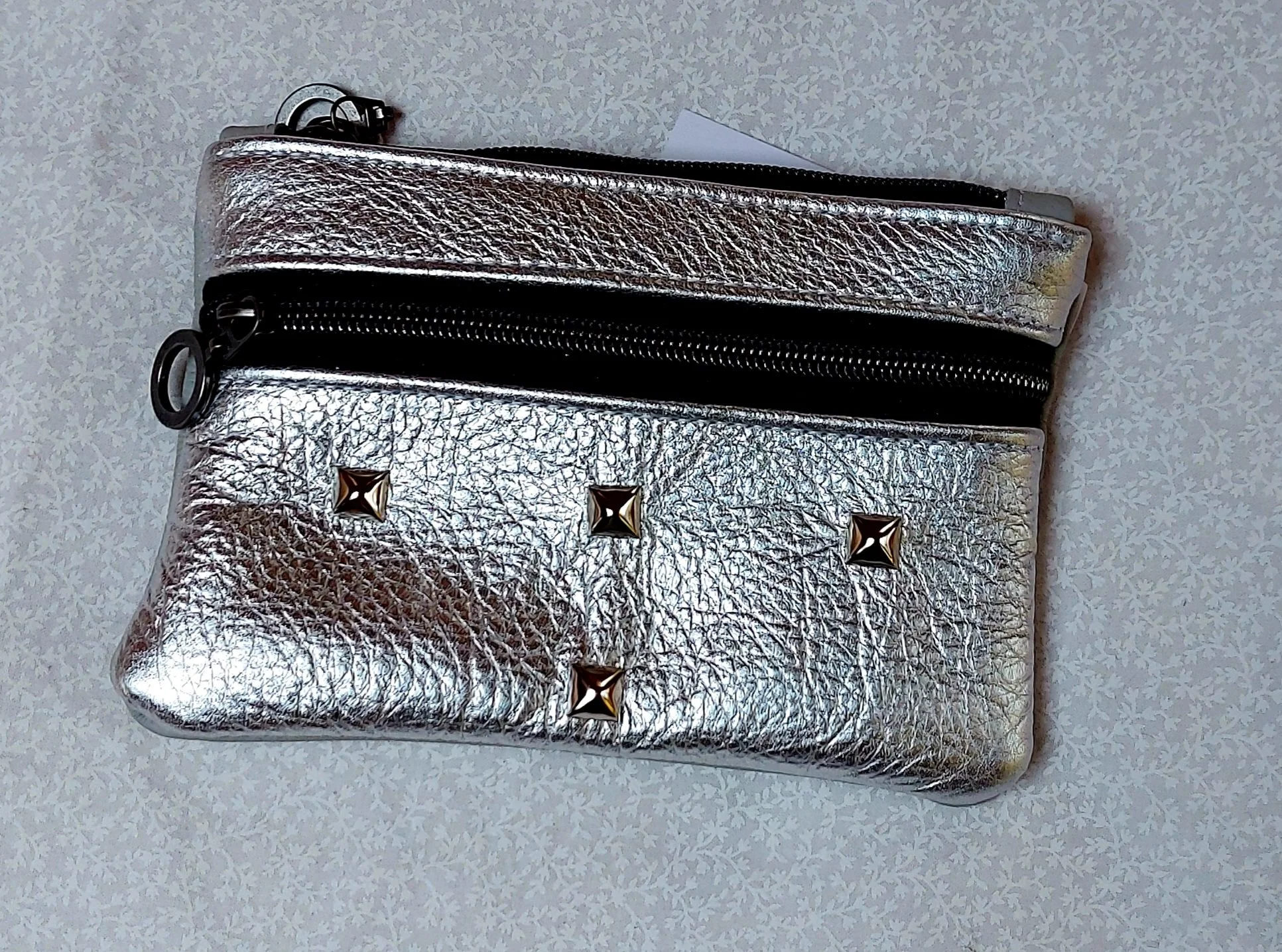 Metallic Studded Belt Bag
