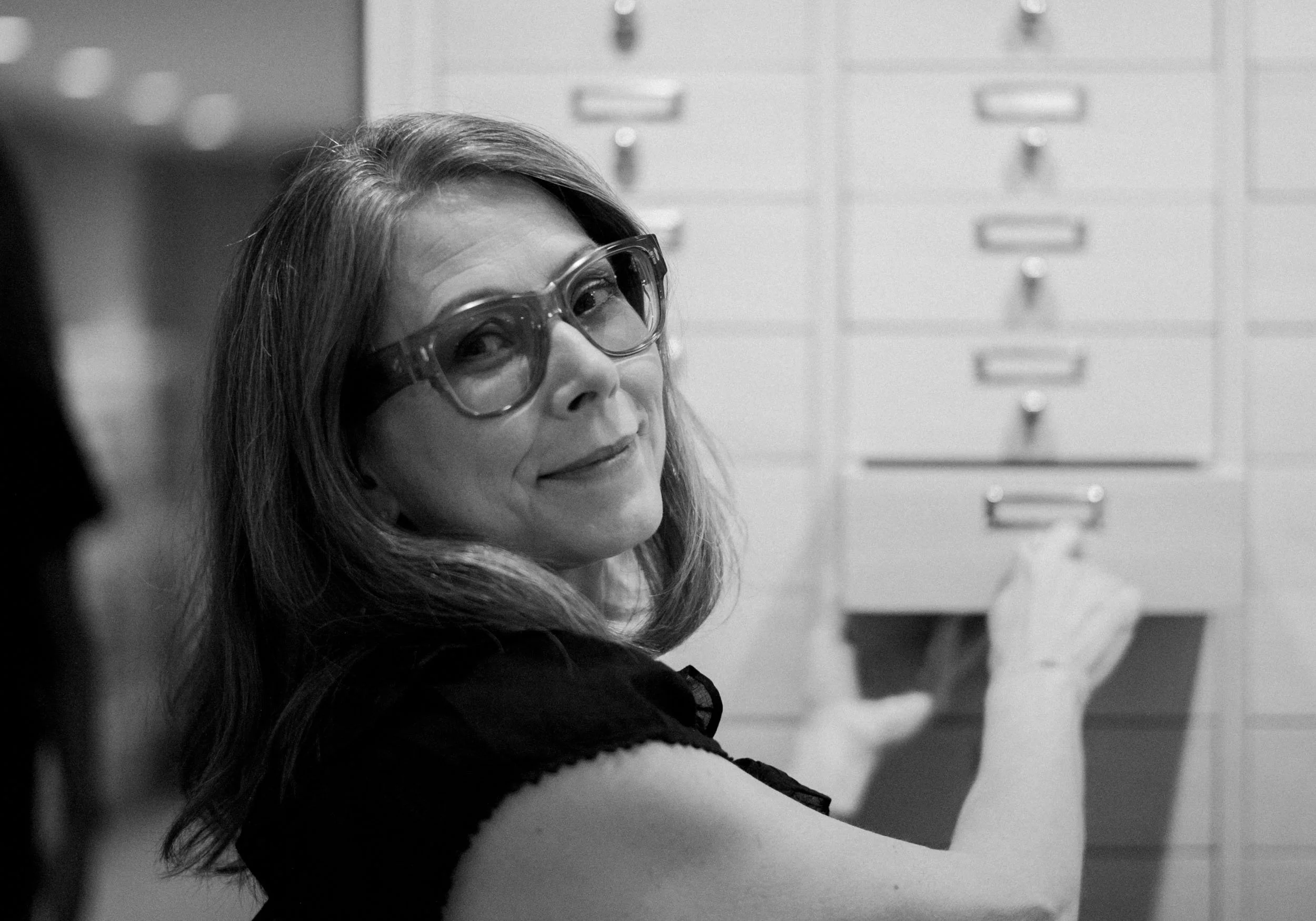 Porträtt på Camilla Svensson, optikerassistent
