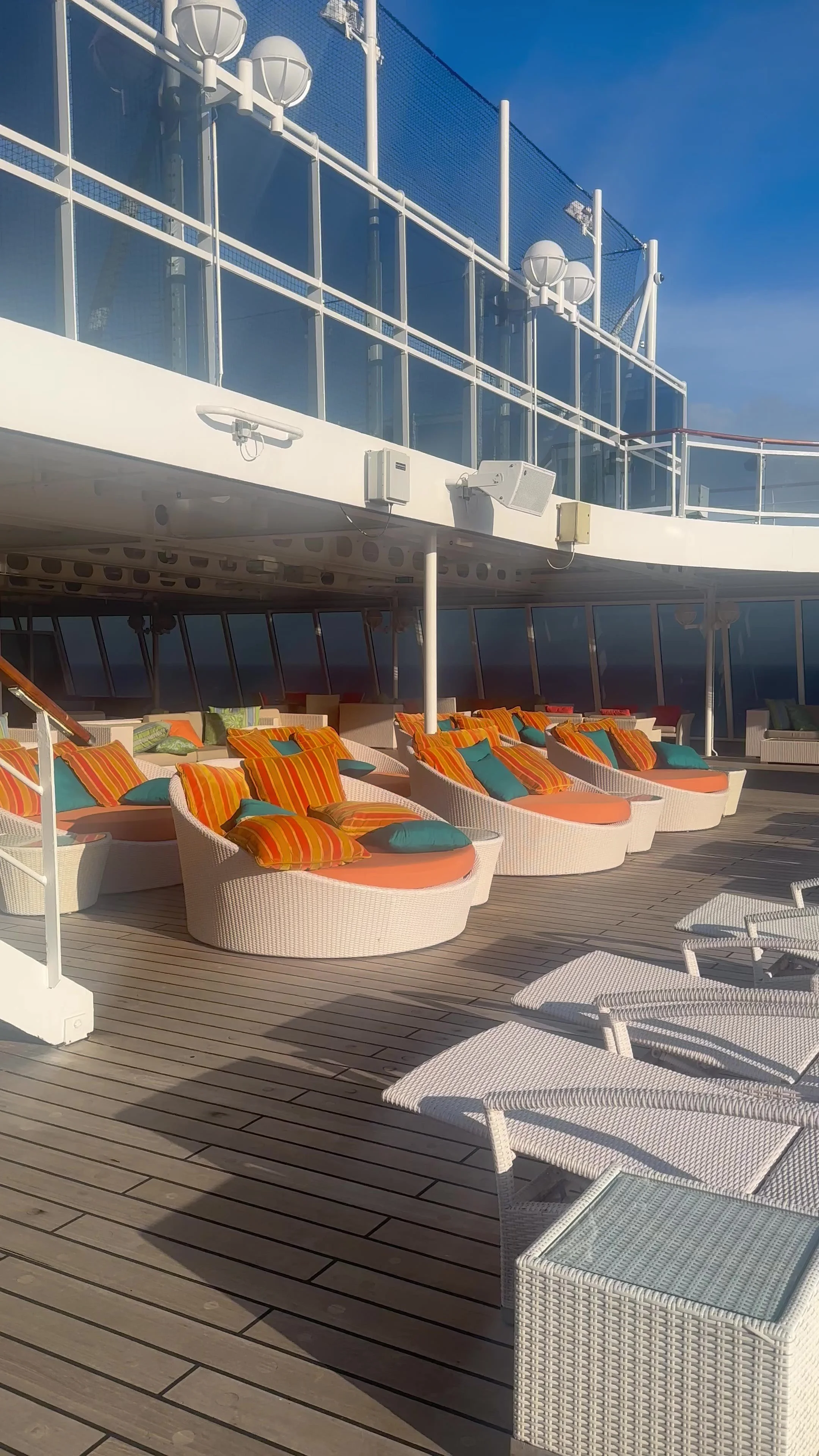 Out on the Pool Deck