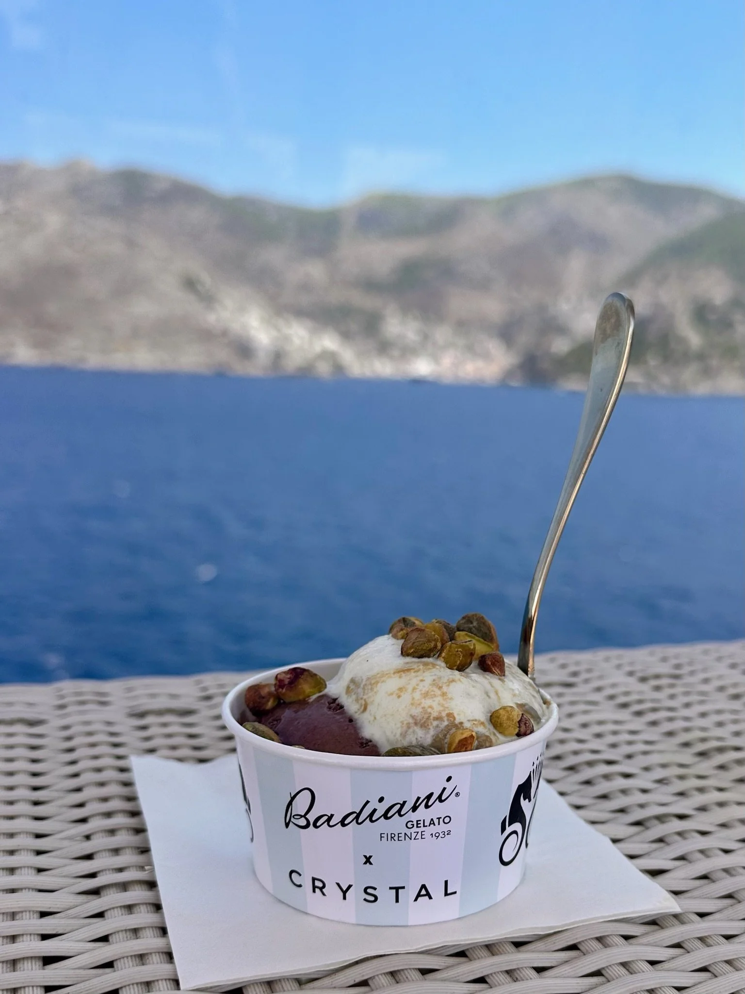 Gelato with a view