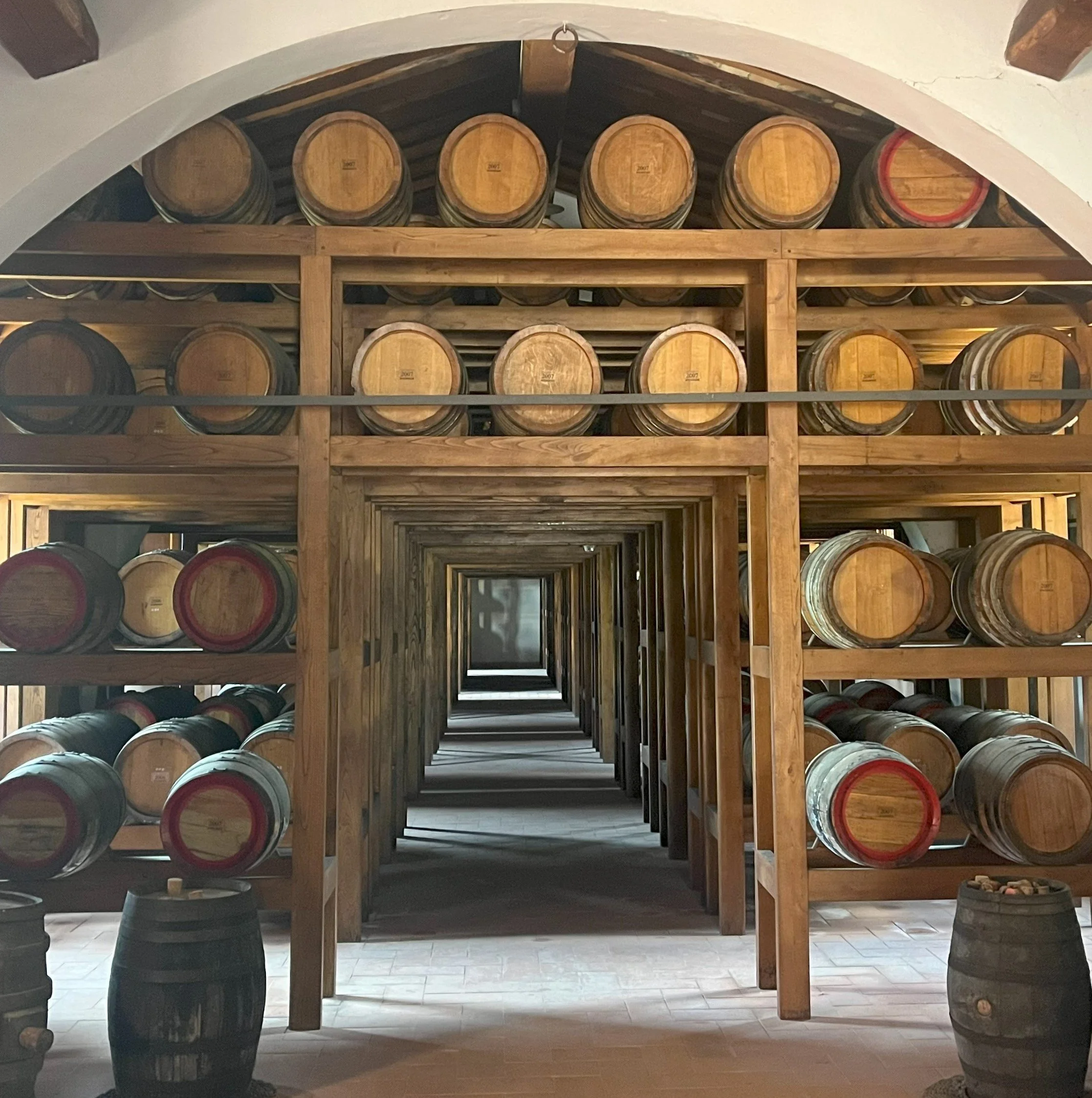 Vin Santo aging at Avignonesi