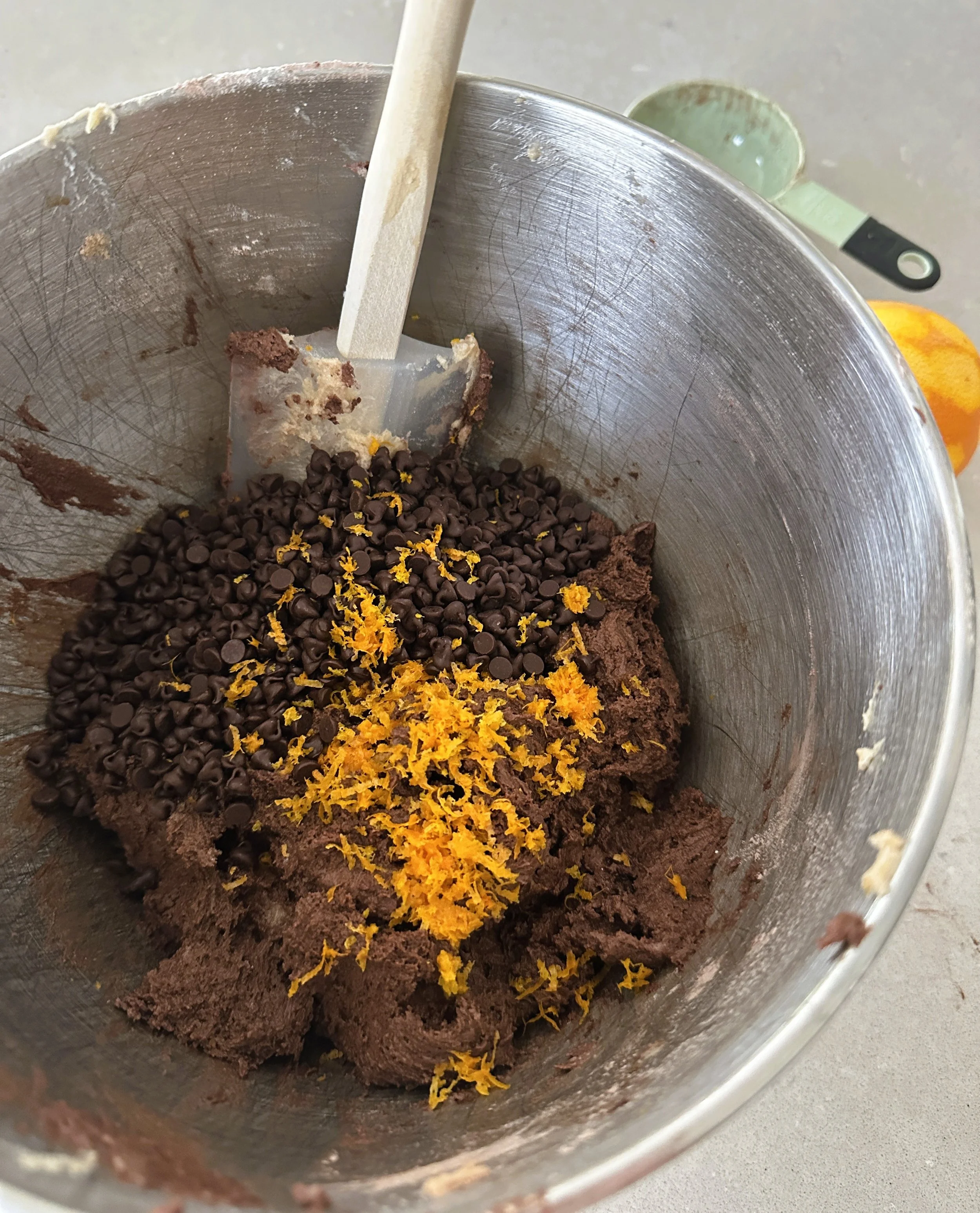 Orange zest gives amazing flavor