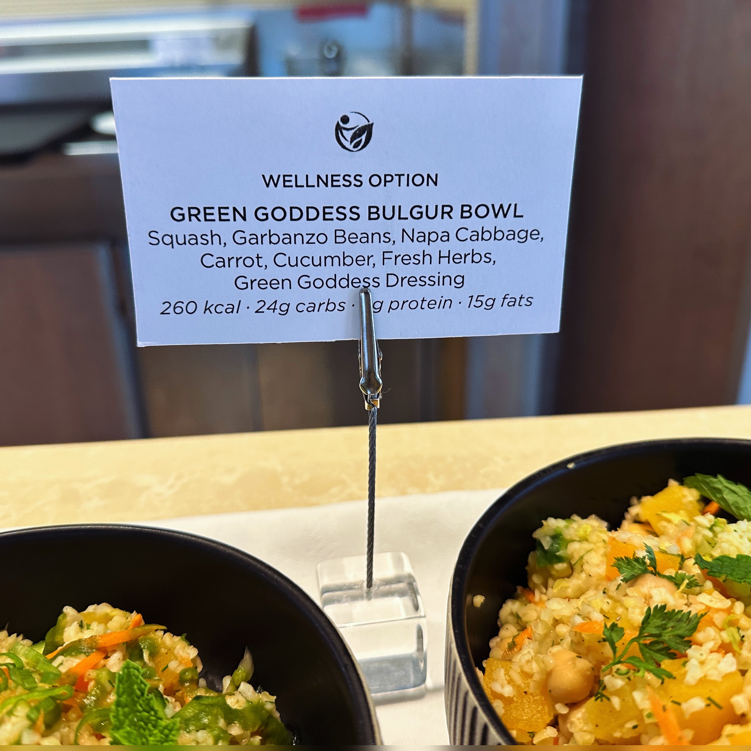 Nutrition Info for Wellness Items