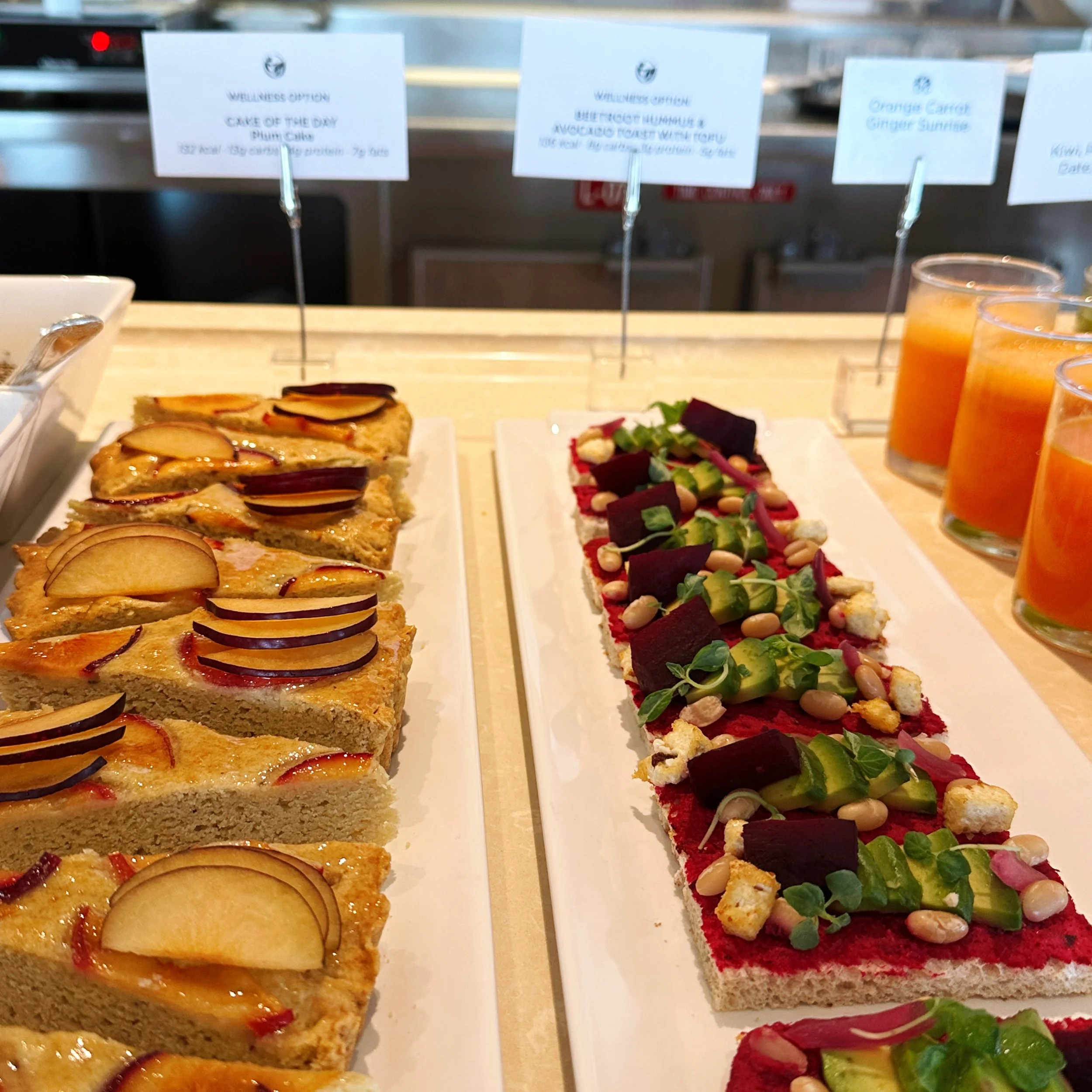 Breakfast options in Marketplace