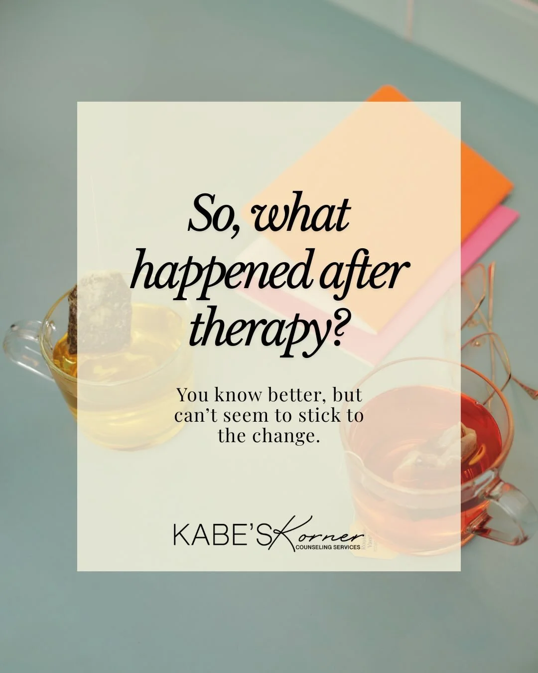 One of the most common things I hear from clients is that they left the session feeling clear. But when the moment came, guilt was louder than everything they had just worked through. 

The gap between knowing and doing is real. This doesn&rsquo;t me