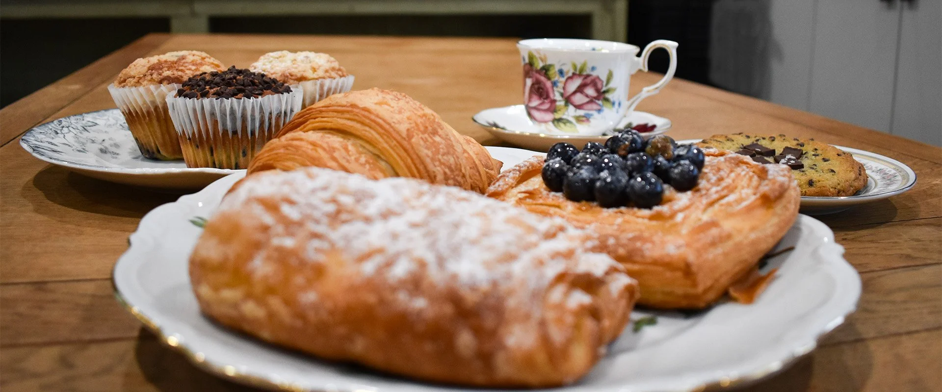 Pastries and tea made fresh every day at The Olive Branch