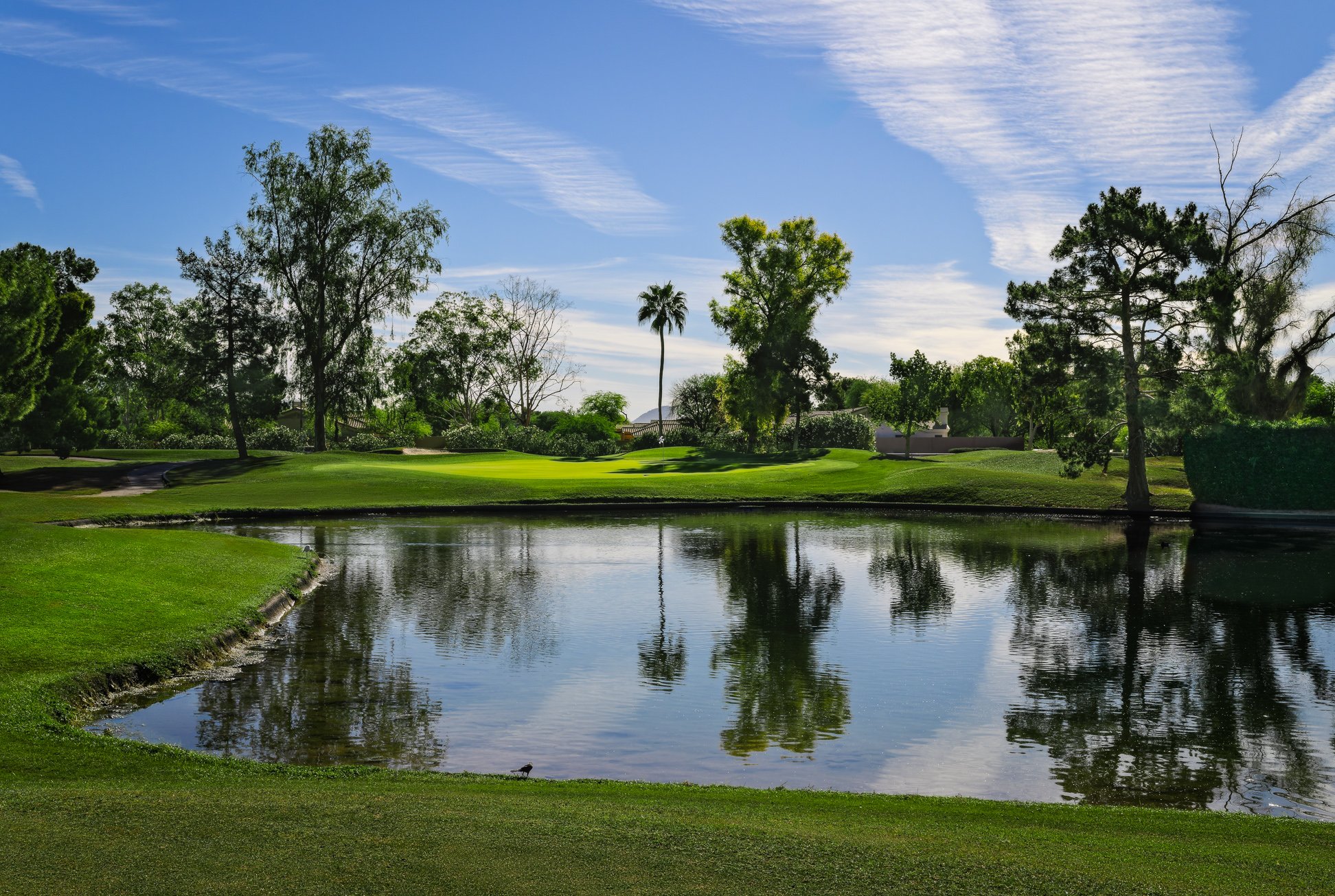 View of the 17th hole at Scottsdale Country Club in Scottsdale, Arizona.