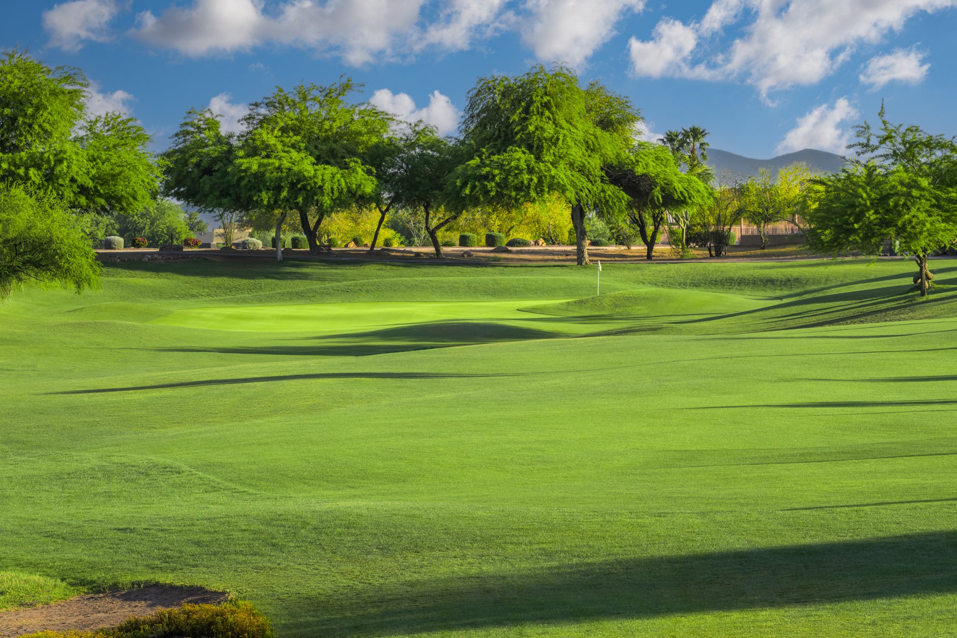 View of the 12th hole at Coyote Lakes Golf Club in Surprise, Arizona.