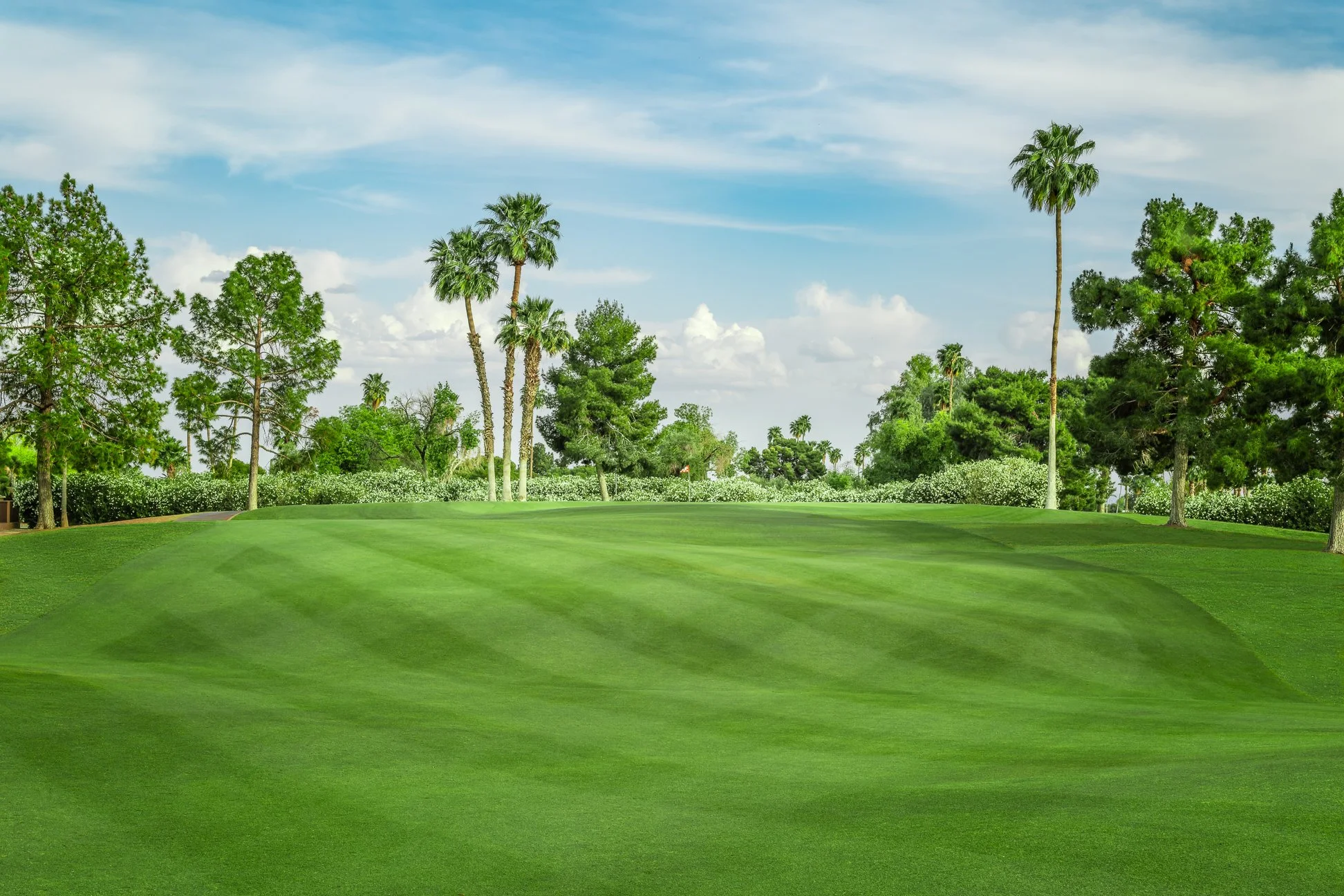 View of the 13th hole at Briarwood Country Club in Sun City West Arizona.