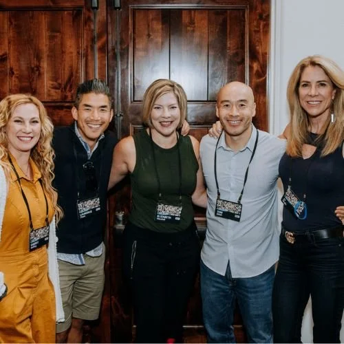 Elizabeth Marshall (center) with JJ Virgin (far right) and ?