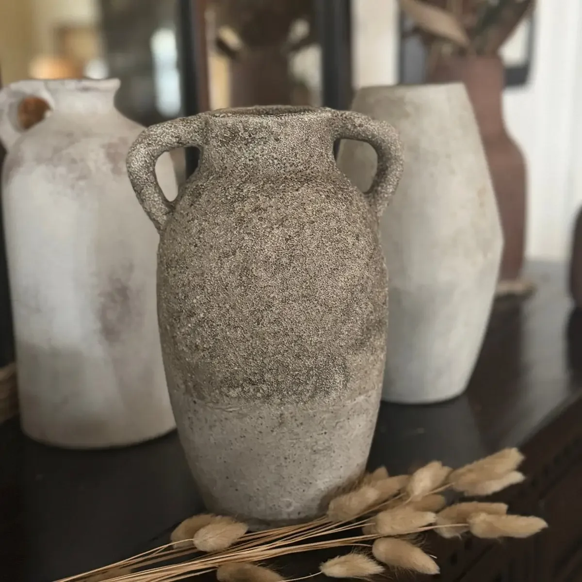Tall Double Handle Vessel $74