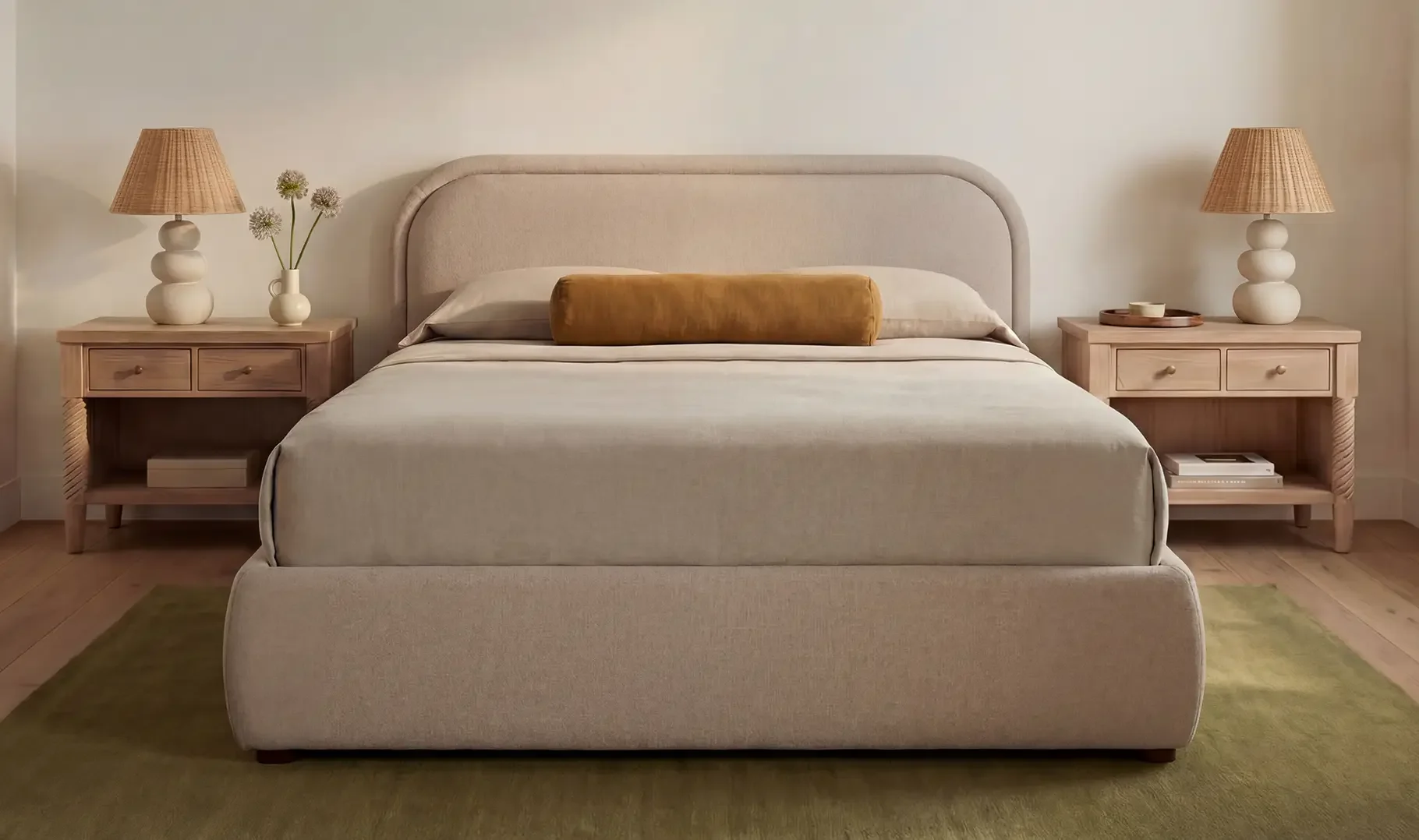 Colin Queen Storage Bed Light Brown $3250