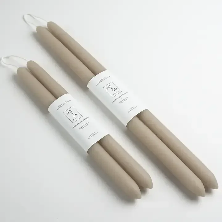 All Natural Taper Candle (Clay) $28