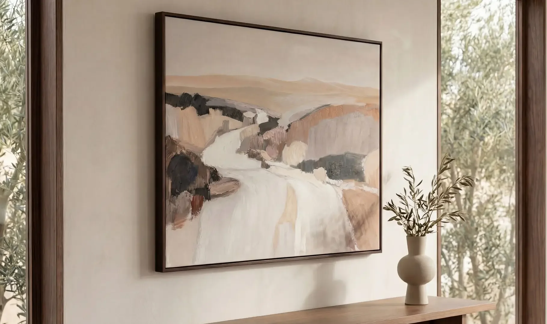 40.0” W X 1.77” D X 30.0” H

Prado Framed Painting $250