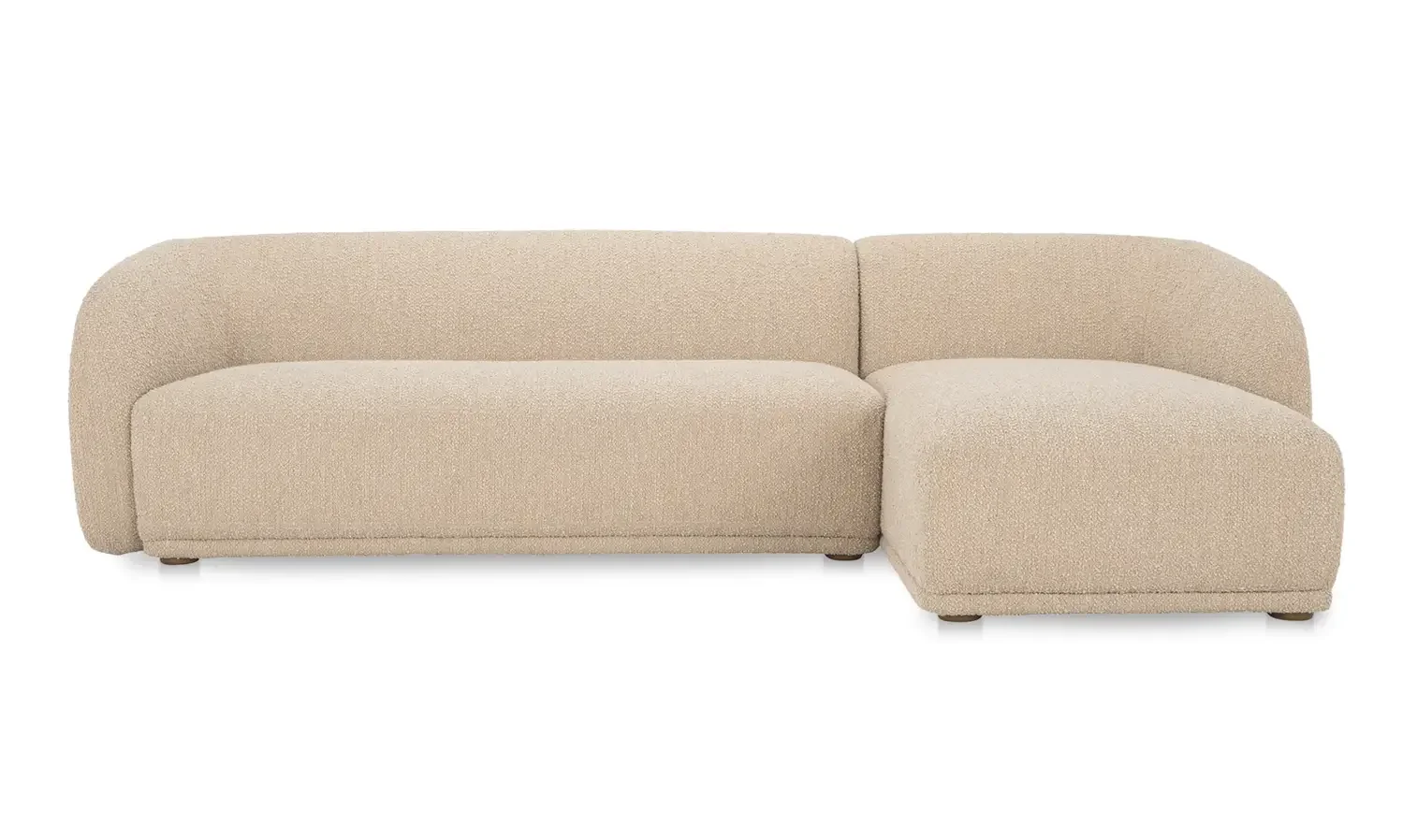 
113.75” W X 60.25” D X 29.5” H

Faye Right Sectional Beige Boucle
