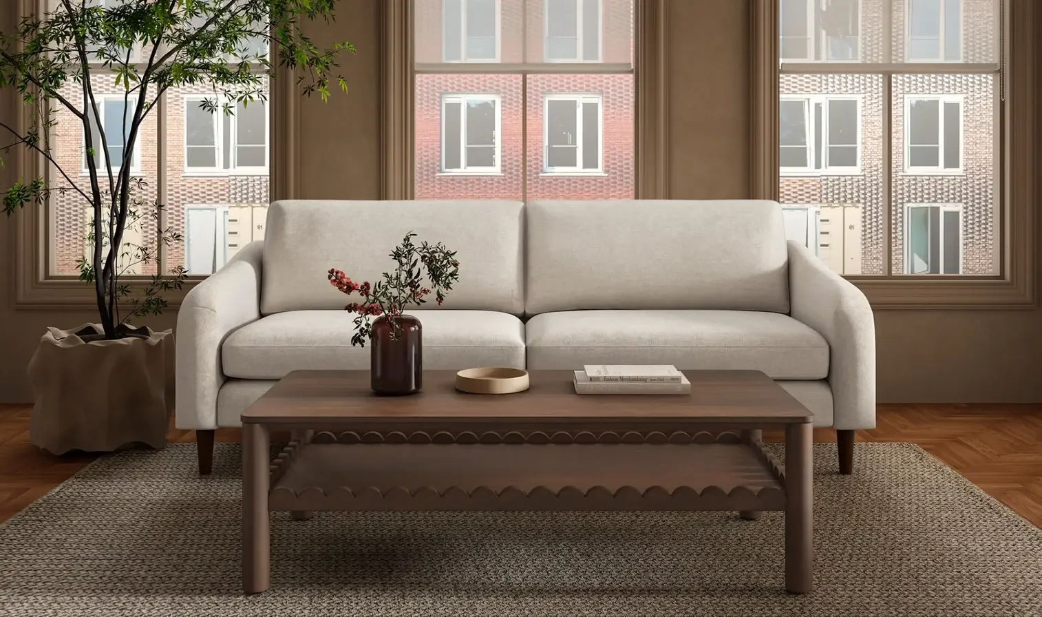 Quinn Sofa Oatmeal $2700
