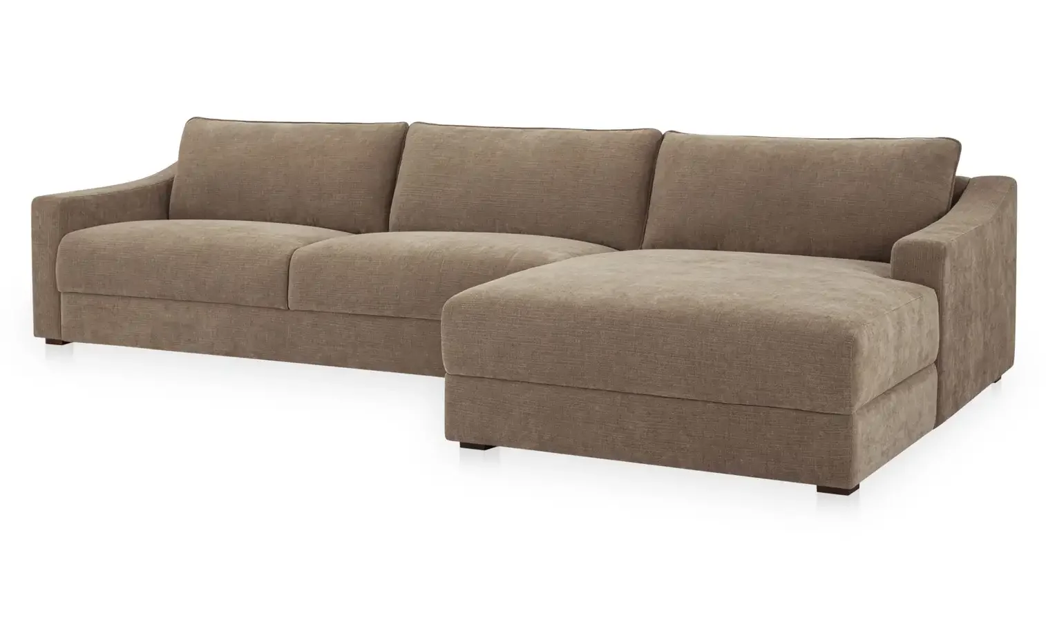 
130.5” W X 61.5” D X 31.75” H

Farrow Sectional Taupe Left