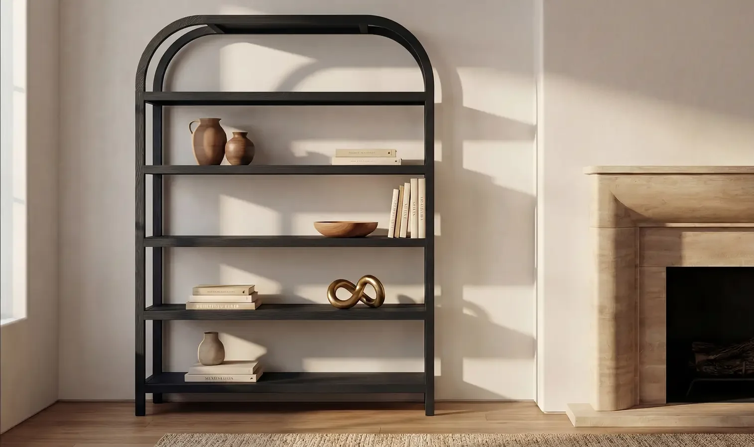 Eero Bookcase Large Black $3200