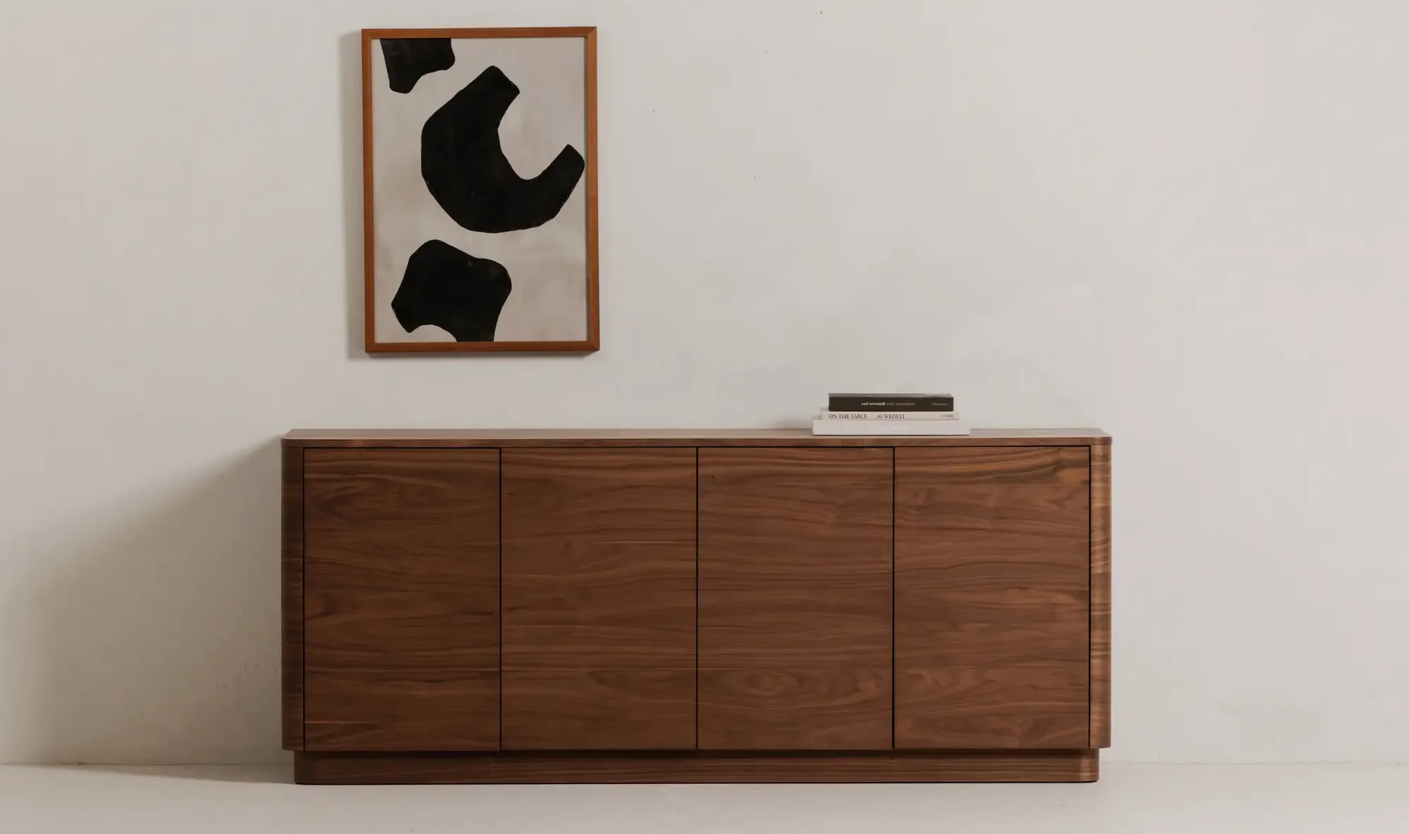 Round Off Sideboard Walnut $3100