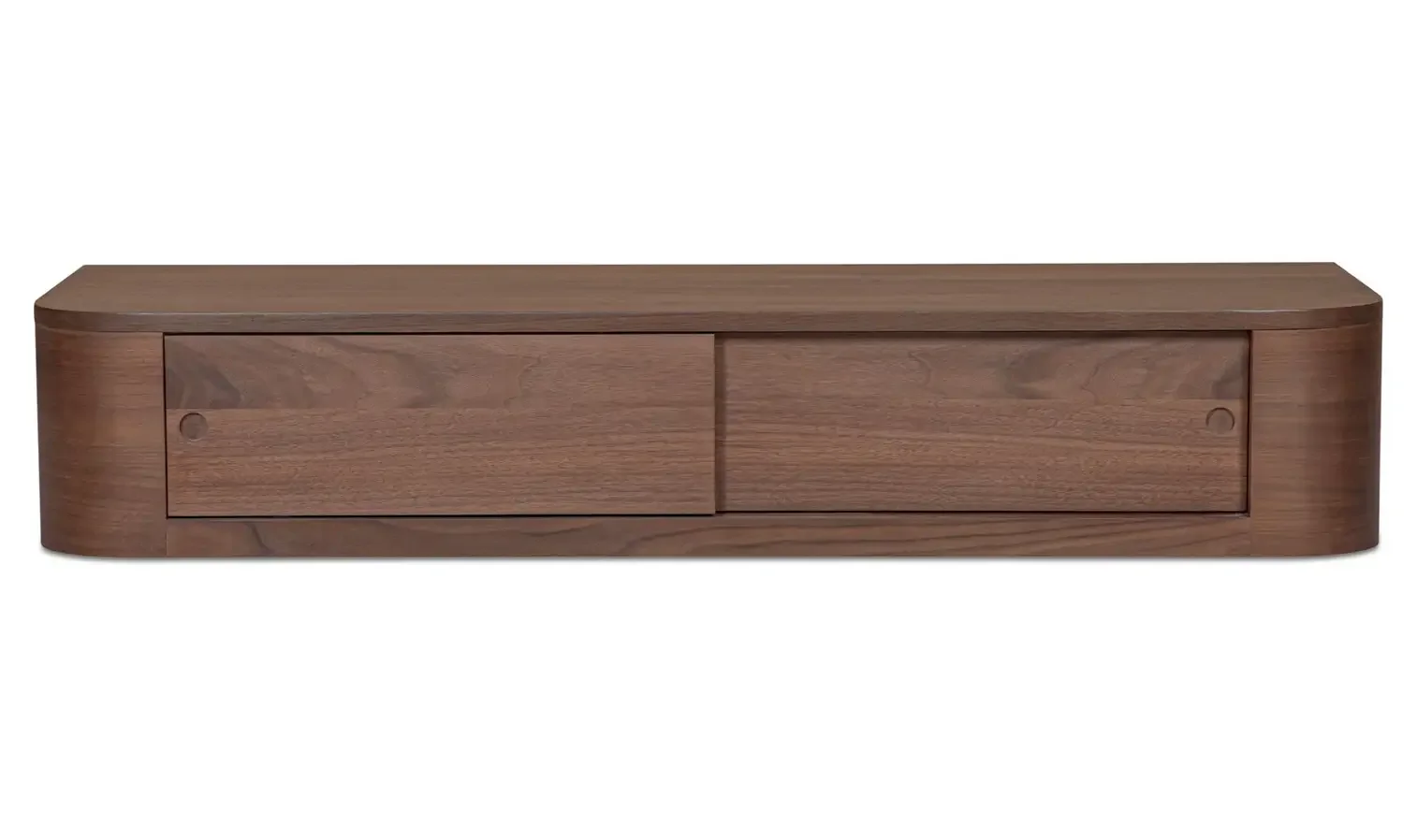 16.0” W X 48.0” D X 9.0” H

Round Off Floating Console Table Walnut