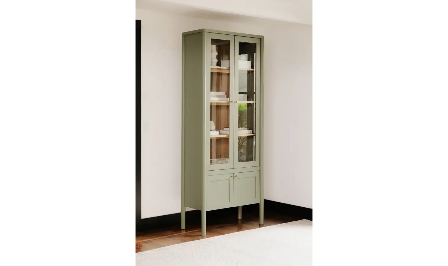 Hannah Tall Cabinet Green $3100