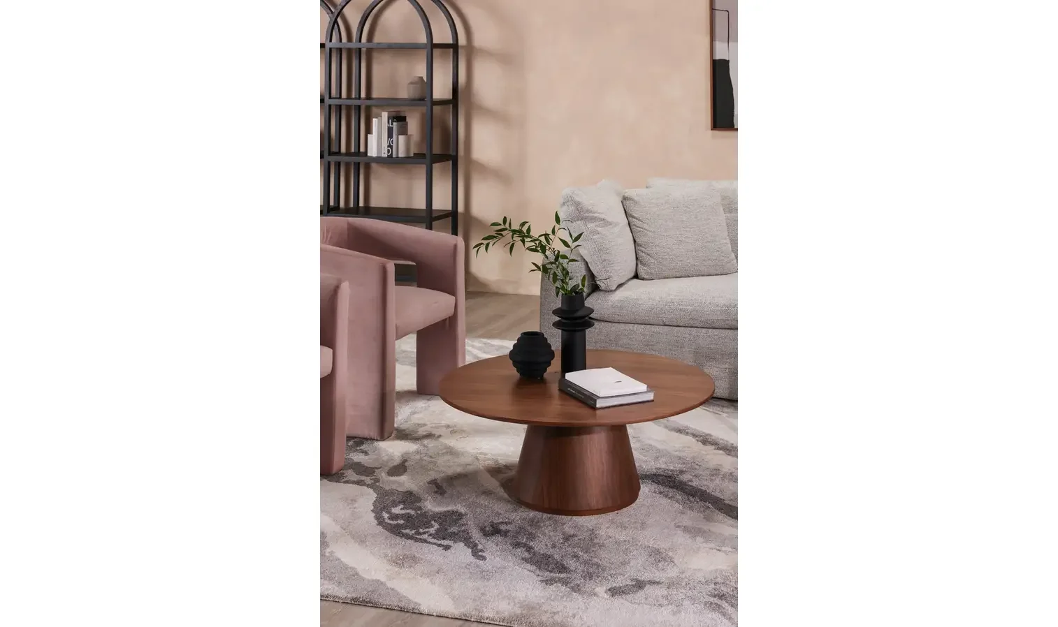 Otago Coffee Table Walnut Brown $1140