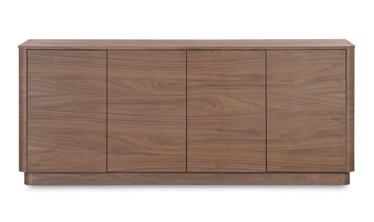
72.0” W X 19.0” D X 30.0” H

Round Off Sideboard Walnut Brown