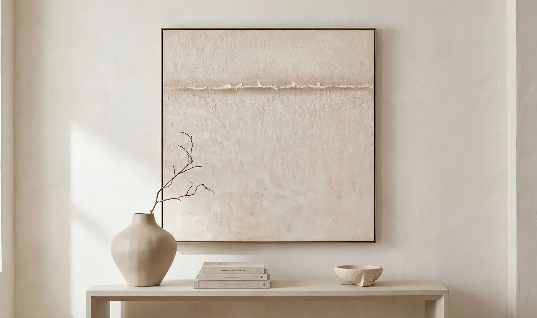 55.0” W X 1.75” D X 55.0” H

Prelude Framed Painting $575