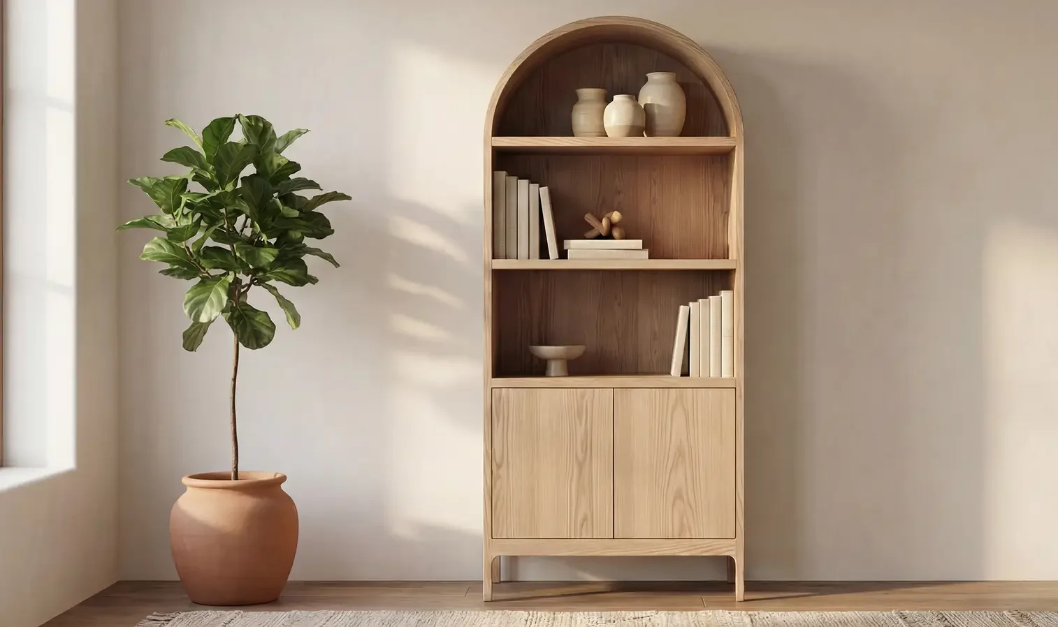 Wilde Display Cabinet Natural $3900