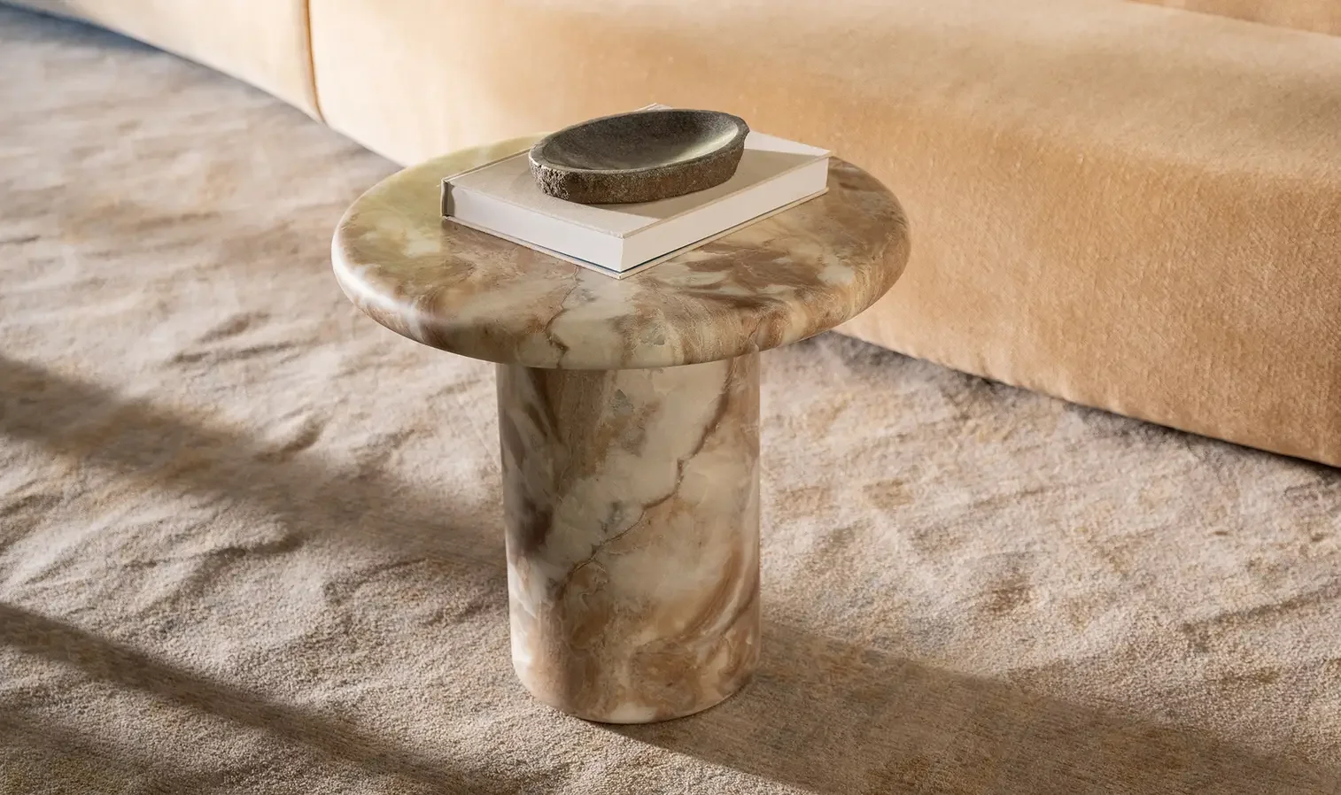 Frida Outdoor Side Table Brown $765