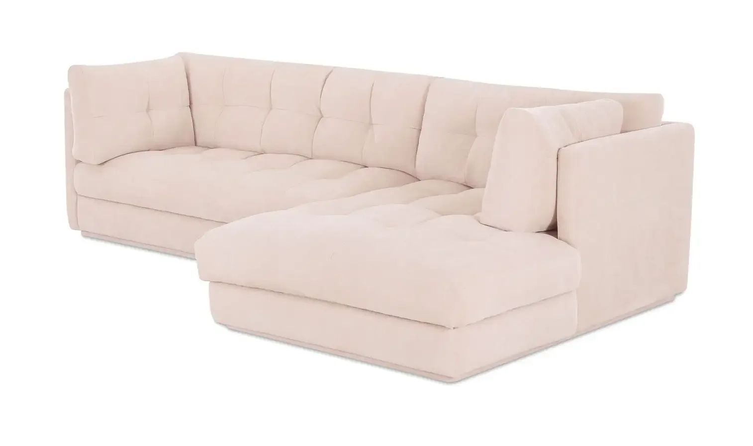 114.96” W X 64.57” D X 30.71” H

Mischa Sectional Light Beige