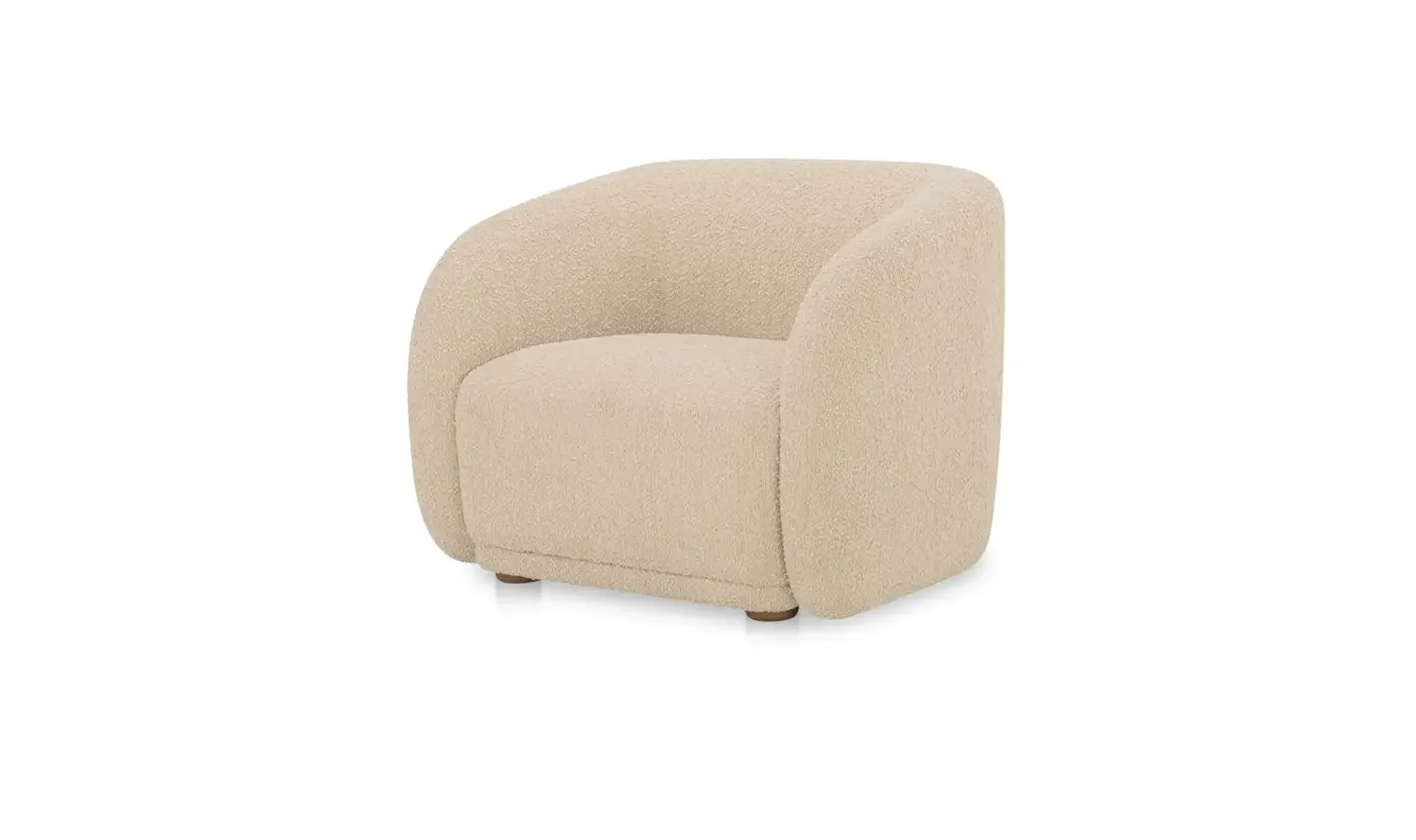 
37.0” W X 33.0” D X 29.25” H

Faye Accent Chair Beige Boucle