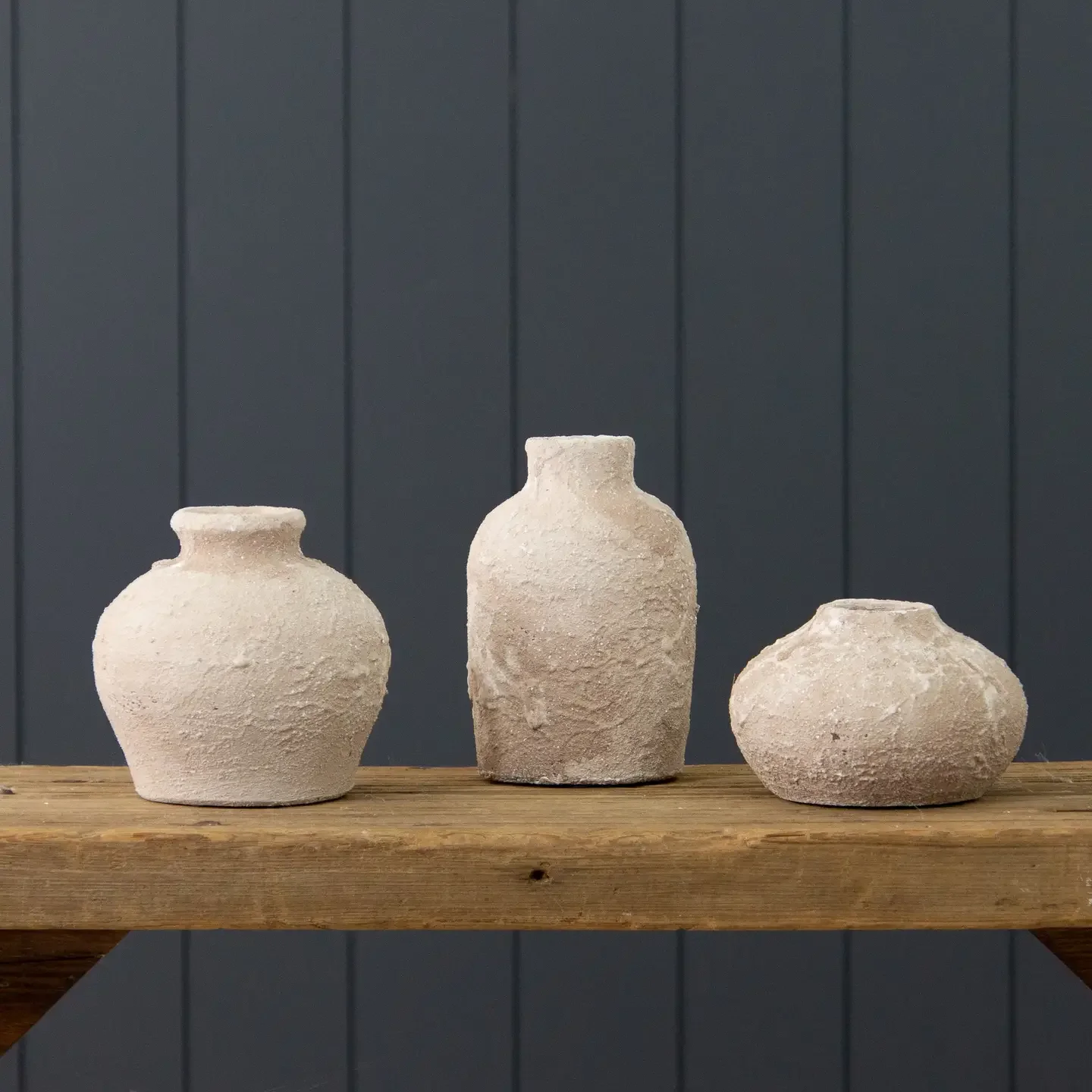 Textured Bud Vases (Set of 3) $95