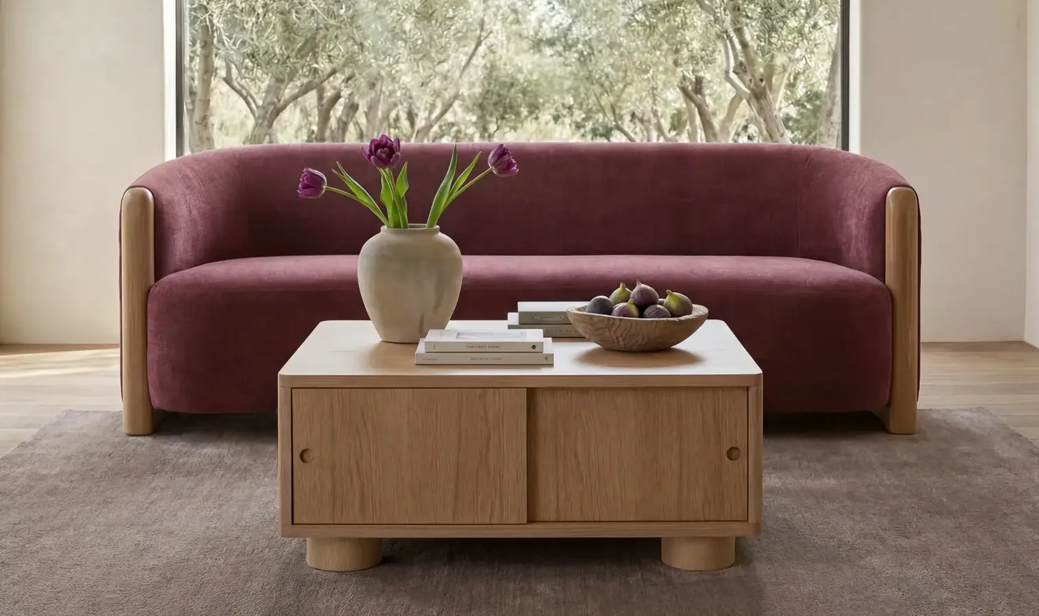 Hobbs Storage Coffee Table Natural $1850