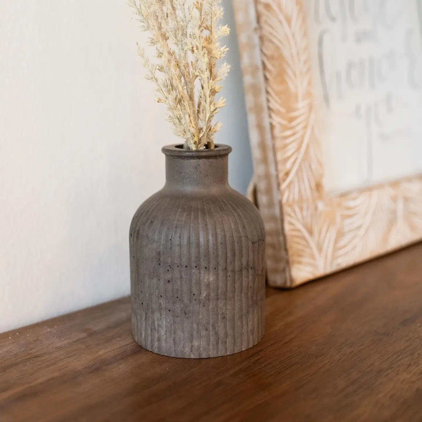 Bud Vase-Mocha Stone $33
