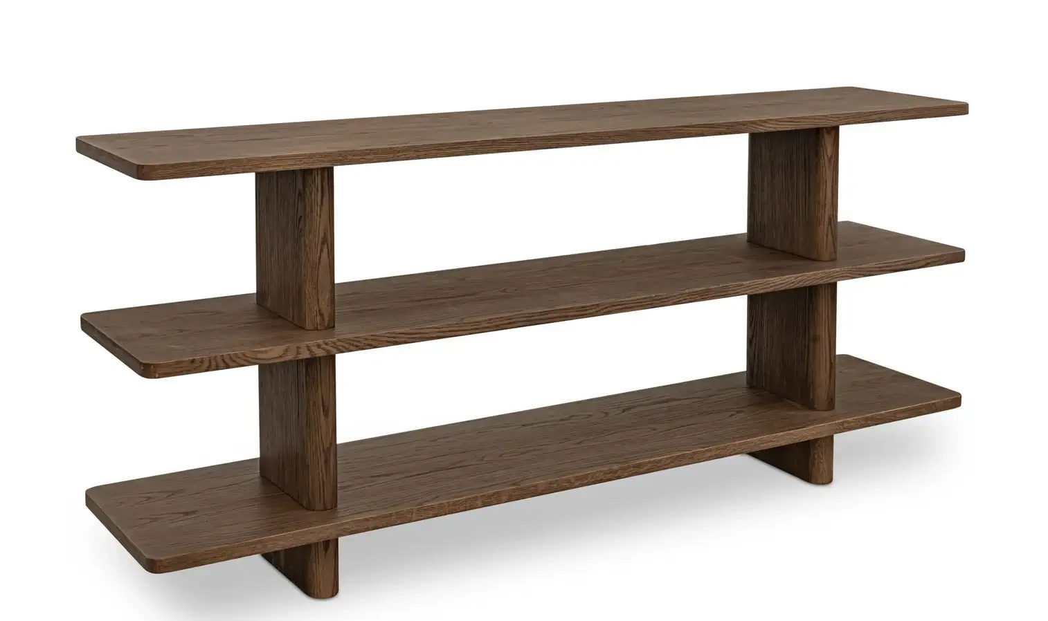 Casey Small Bookcase Dark Brown 70wx12dx30h