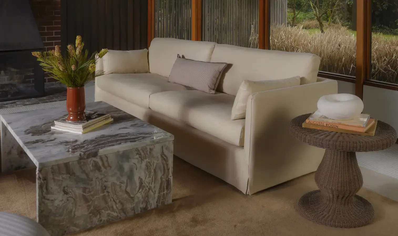 Rosa Coffee Table Torrento Marble $2200